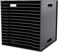 15-Slot Desktop File Organizer Rack, Vertical PVC Paper Storage Shelf by Eypkaol