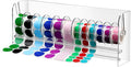 Qilery Adjustable Label Dispenser Acrylic Roll Sticker Dispenser Sticker Holder by Qilery