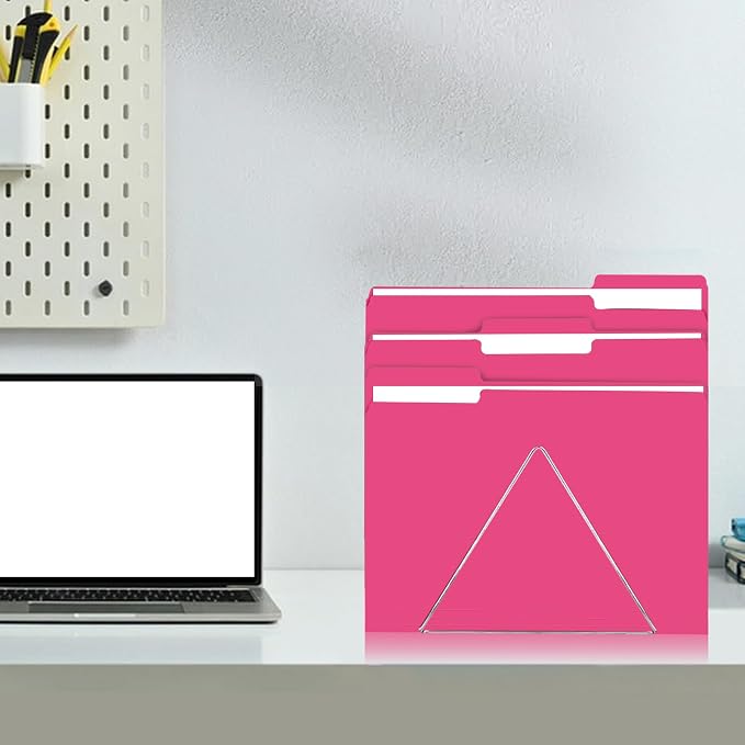 File Folder, RAZCC 150 Pack 1/3 Cut Tab File Folders Letter Size, Folders - Image 7