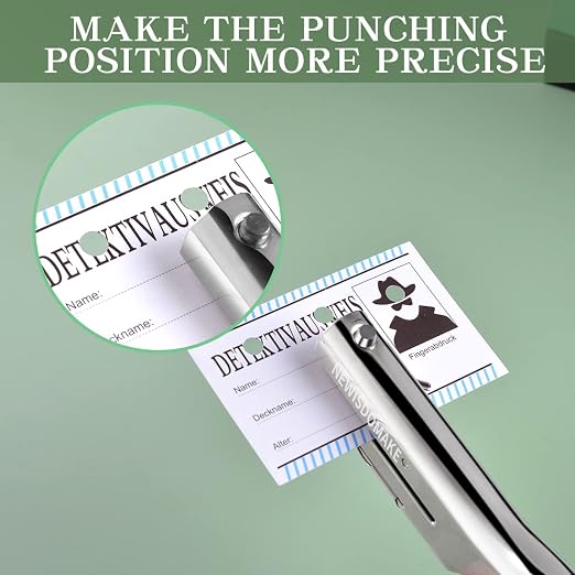 Heavy Duty Hole Punch 1/4 Inch, Single Hole Punch Heavy Duty 2 Inch Reach Deep - Image 6