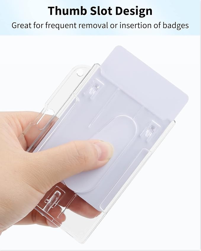 Pawfly 5 Pack Horizontal 2-Card Badge Holder - Image 3