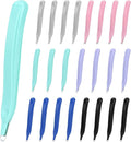 QWORK 24 Pcs Magnetic Staple Remover Bulk, Rubberized Plastic by QWORK