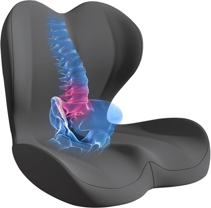 Seat Cushion for Office Chair and Car, Lumbar Support Pillow for Office Chair - Image 9