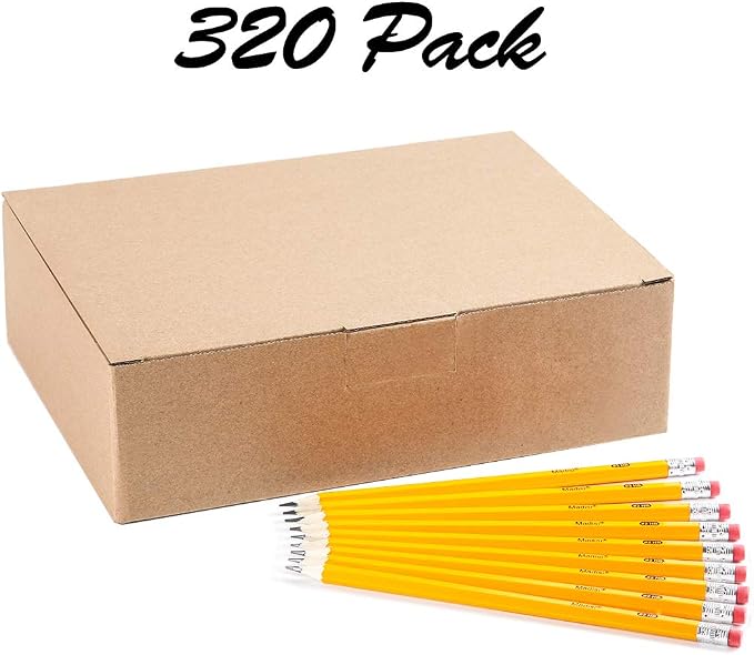 Madisi Wood-Cased #2 HB Pencils Bulk, Pre-sharpened | Box of Number 2 Pencils - Image 2