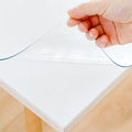 38 x 80 Inch Clear Table Cover Protector, 1.5mm Plastic Table Cover, Waterproof by Eisdroma