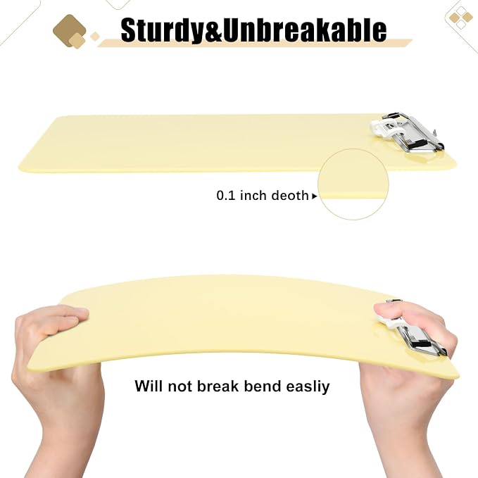 Hongri Plastic Clipboard with Pen Holder, Nurses and Women, Low Profile Clip - Image 4