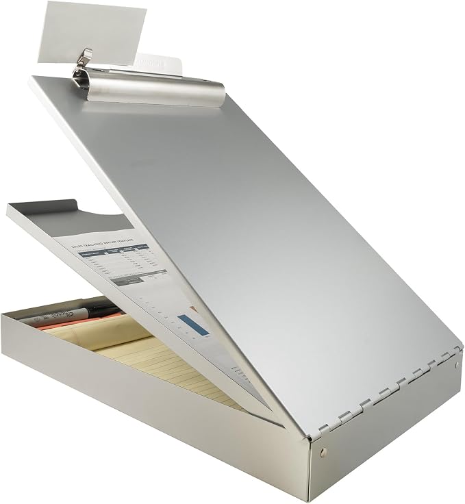 Saunders Cruiser-Mate Heavy Duty Aluminum Dual Storage Clipboard, Letter Size by Saunders