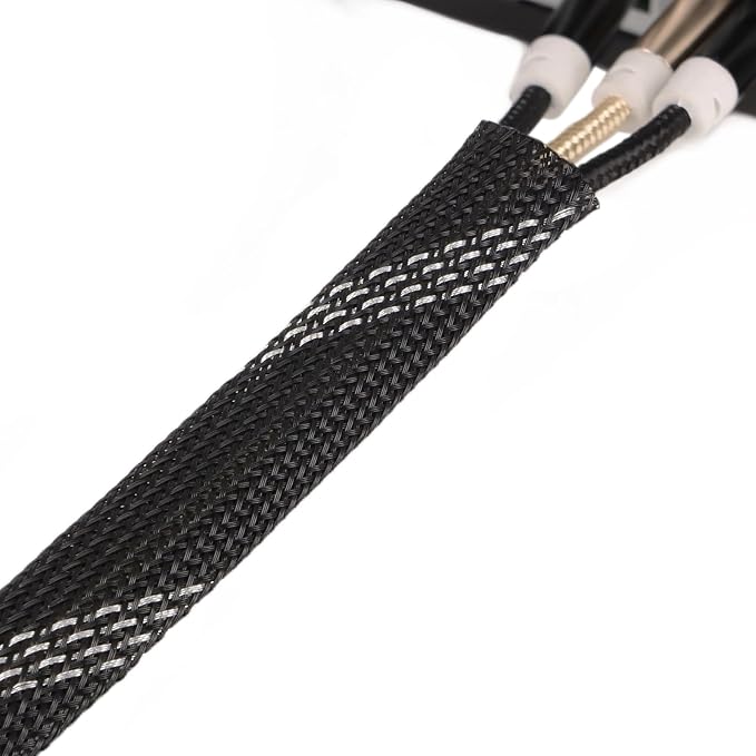25ft PET Expandable Braided Cable Sleeve 1/3inch Pet Braided Cable Sleeve - Image 8