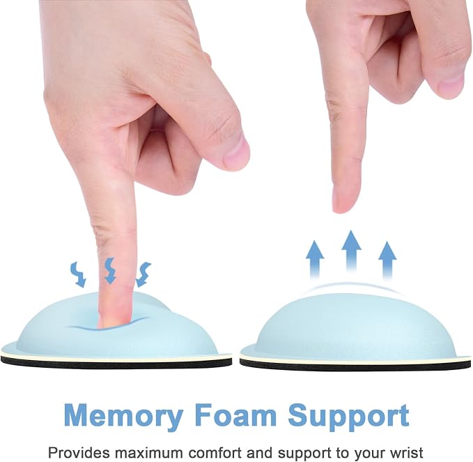 Dapesuom Mouse Wrist Rest, Ergonomic Memory Foam Mouse Wrist - Image 4