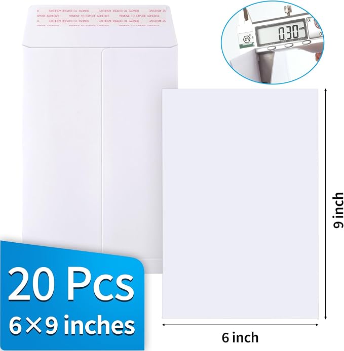 20 Pack Catalog Envelopes Self Seal, 6 x 9 Inches Catalog Mailing Envelopes - Image 2