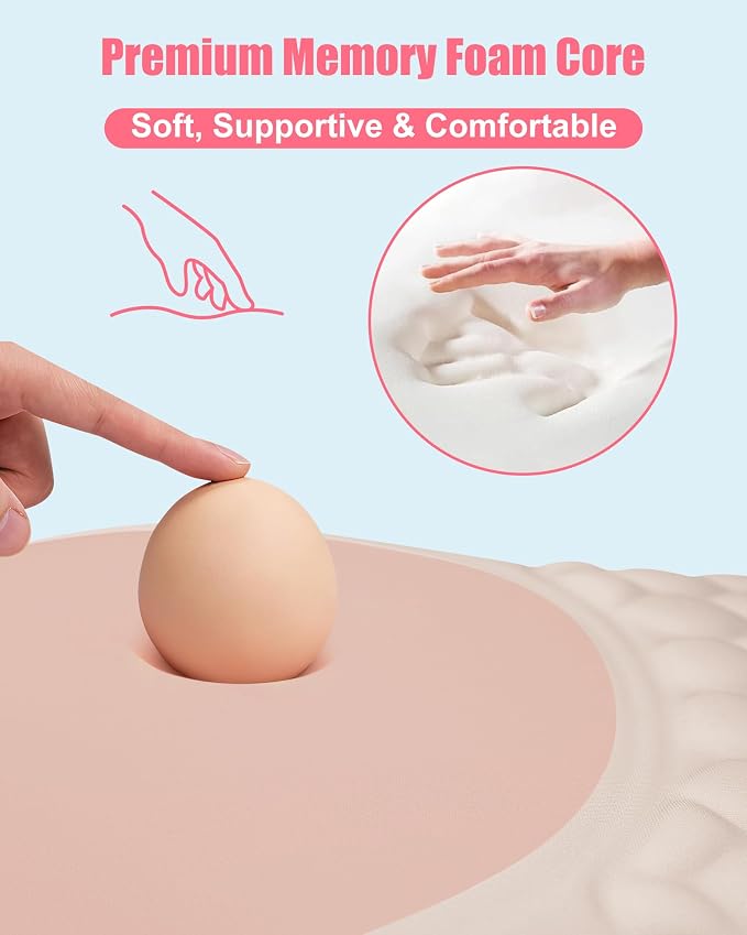 Ergonomic Mouse Pad with Wrist Rest, Slope Design Memory Foam Support, Smooth - Image 4