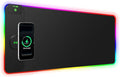 XL RGB Gaming Mouse Pad with 15W Magnetic Wireless Charging, 31.5'' x 11.8'' by abcmat