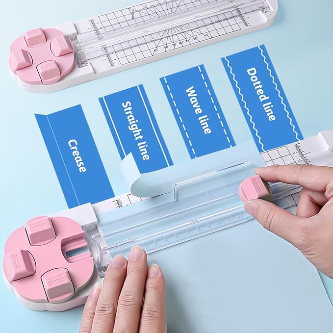 Paper Cutter, 4 in 1 Paper Trimmer Photo Cutter, Scrapbook Papers Craft Cutter - Image 3