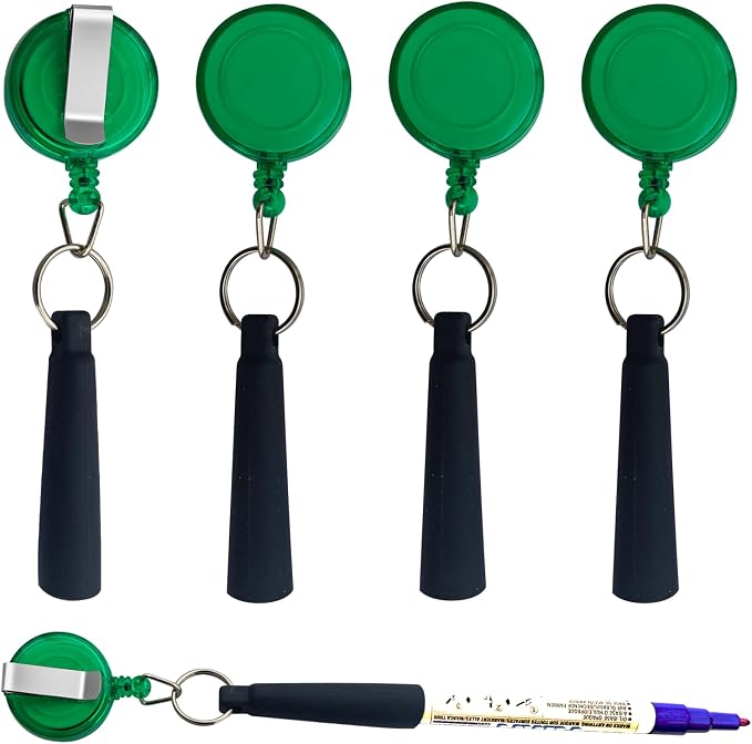 Duty Retractable Pull Pen Holder -Thick Nylon Cable- Ideal by Buynow