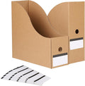35 Pack Cardboard Magazine File Holder Organizer, Foldable Magazine Storage Box by suituts