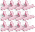 HOUSE AGAIN 12 Pack Stainless Steel Chip Bag Clips Covered by HOUSEAGAIN