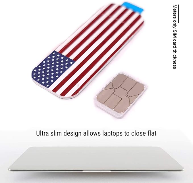 Webcam Cover, Laptop Camera Cover Slide, Ultra-Thin, US Flag Pattern Design - Image 6