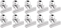 10 Pack 22mm Metal Binder Clips, Small Stainless Steel Bulldog Clamps by Unknown