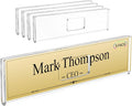 HlIMIEI Acrylic Name Plates for Doors, 5 Pack Self-Adhesive Wall Name Holders 2 by HIIMIEI