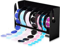 Qilery Adjustable Label Dispenser Acrylic Roll Sticker Dispenser Sticker Holder by Qilery