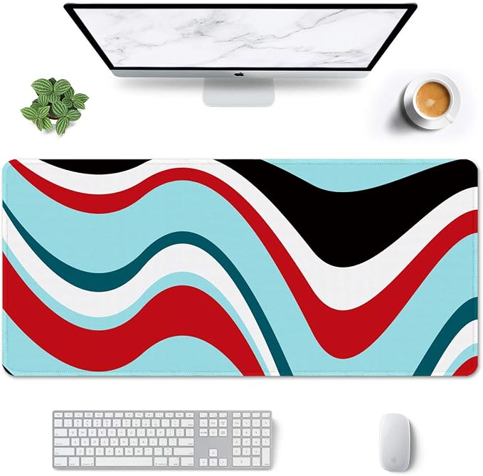 Auhoahsil Large Mouse Pad, Full Desk XXL Extended Gaming Mouse Pad 35" X 15" by Auhoahsil