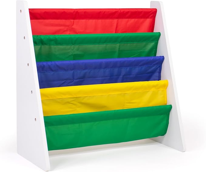 Humble Crew 4-Tier Kids Bookshelf, Nursery Bookcase Organizer - Image 3