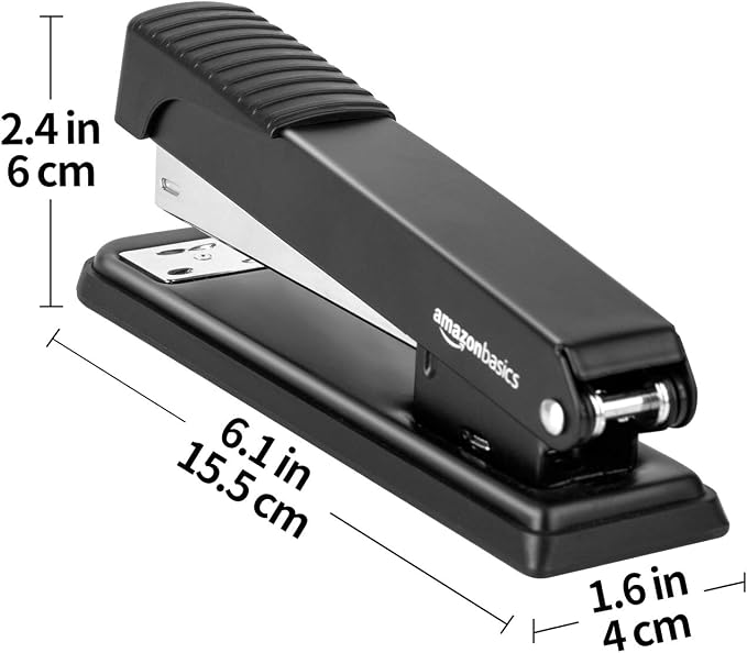 Amazon Basics Full-Strip Desktop Stapler, 20 Sheet Capacity - Image 5