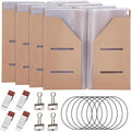 ORIGACH 4 Pack Travelers Notebook Accessories Kit Include Sleeve Holder by ORIGACH