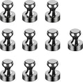 Strong Fridge Magnets, 12 x 16mm, Heavy Duty Magnetic Push Pins by honsing