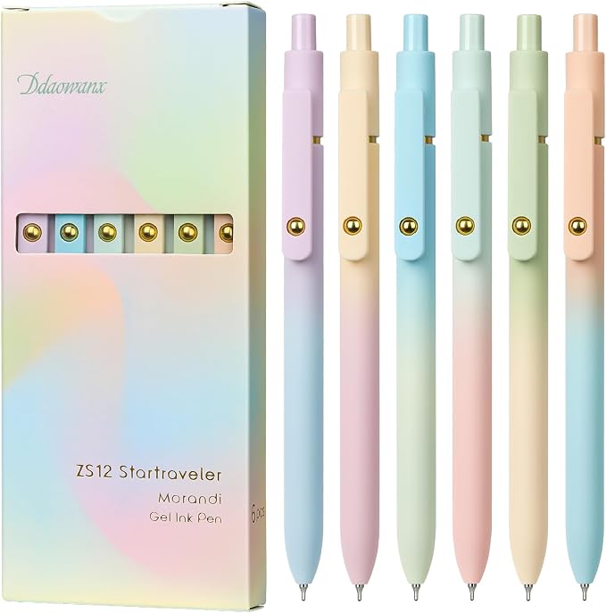 Ddaowanx Gel Pens, 0.7mm Quick Dry Black Ink, Fine Point Smooth Writing Pen by Ddaowanx