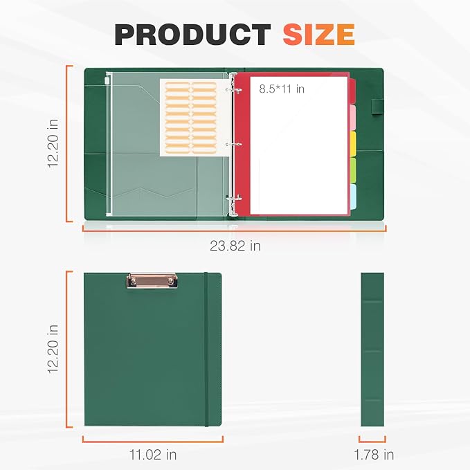 Eyrozill Professional Leather Binder Portfolio - Image 6