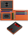 Wallet for Men Slim RFID Blocking Leather Credit Card Holder Wallet for 14 Cards by ZALVEX