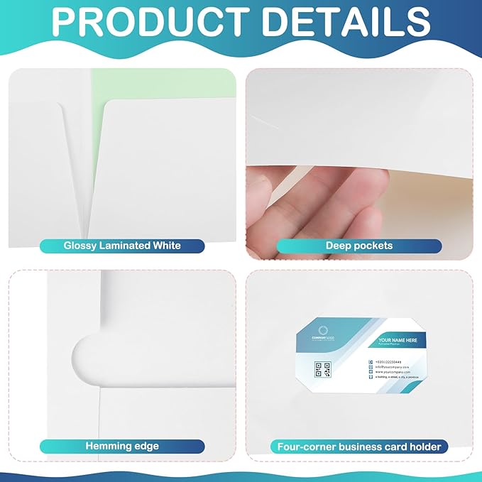 Yeaqee 125 Pack Folders Bulk - Image 3