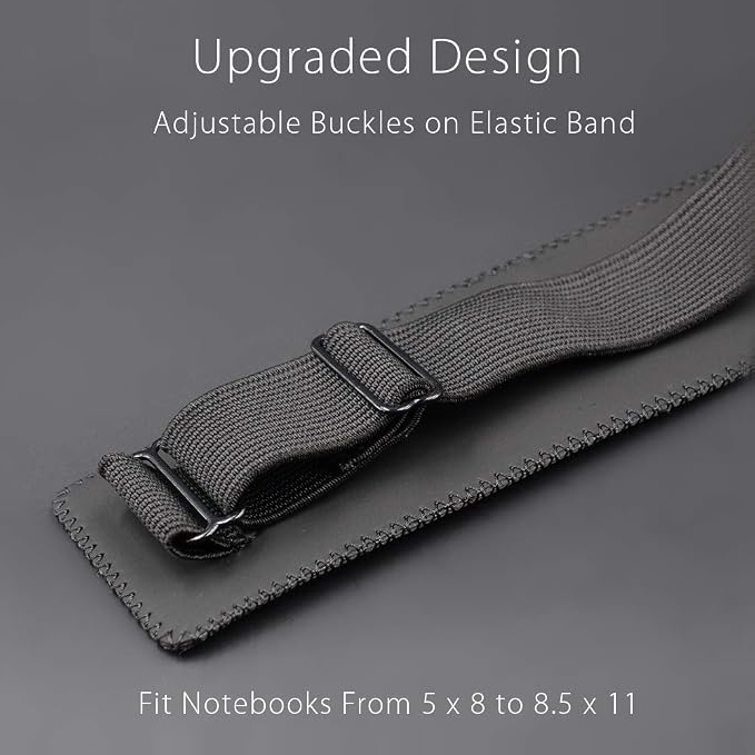 Adjustable Elastic Band Pen Holder, Pencil Holder, Pen Sleeve Pouch - Image 2