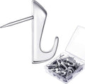 Hotop 30 Pcs Push Pins Picture Hooks 20 Lbs Thumbtacks by HOTOP