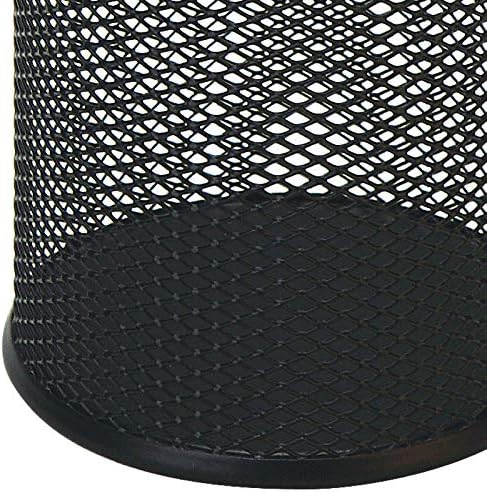 HSYMQ Black Pen Holder Cup for Desk, Pencil Cup Holder - Image 5