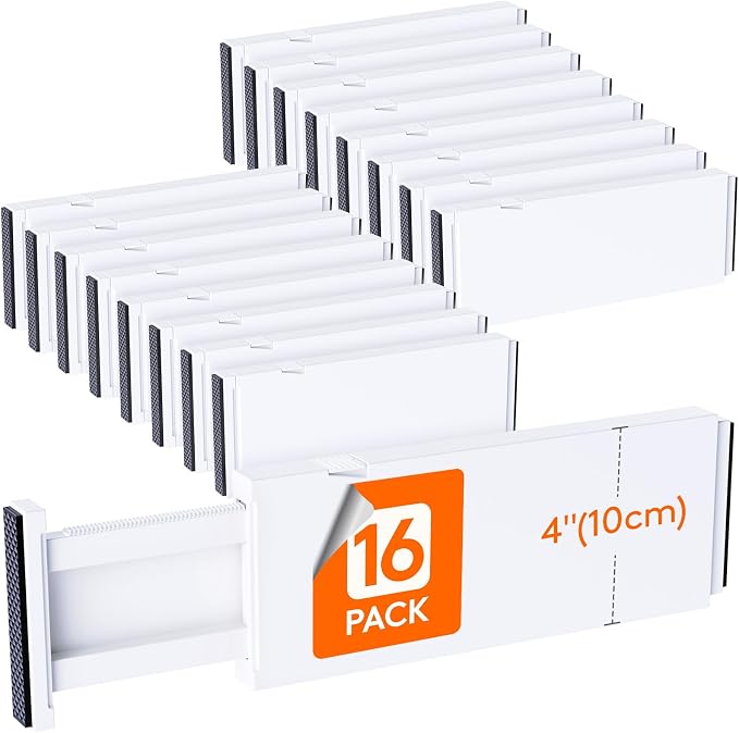 Lifewit 16 Pack Upgrade Drawer Dividers by Lifewit