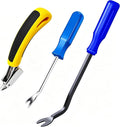 3Pcs Heavy Duty Upholstery and Construction Staple Remover by Brandquality-Trustworthy