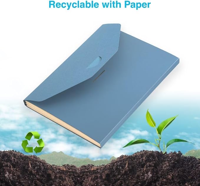 Blue Lake ECOLIFE 6-Pockets Recyclable Paper Expanding File Document Folder - Image 2