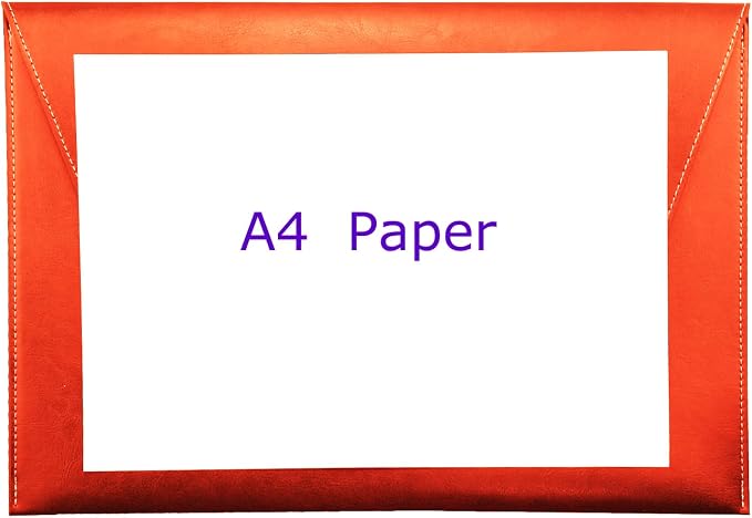 PU Leather A4 File Folder Large Document Holder Waterproof Envelope Folder Case - Image 4