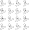 Yueton 24pcs Plastic Bulldog Clips, Utility Paper Clips, Hinge Clips by yueton