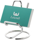 Business Card Holder for Desk, Cute Metal Card Organizers and Office Desk by Leicraft