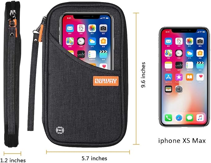 defway Passport Holder Travel Wallet - Image 4