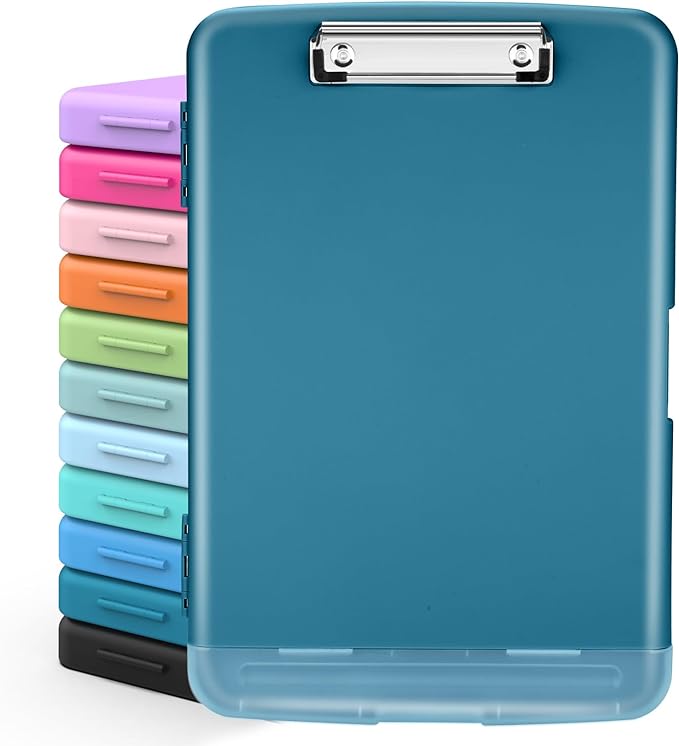 Sooez Clipboards with Storage, High Capacity Clip Boards 8.5x11 with Storage by Sooez