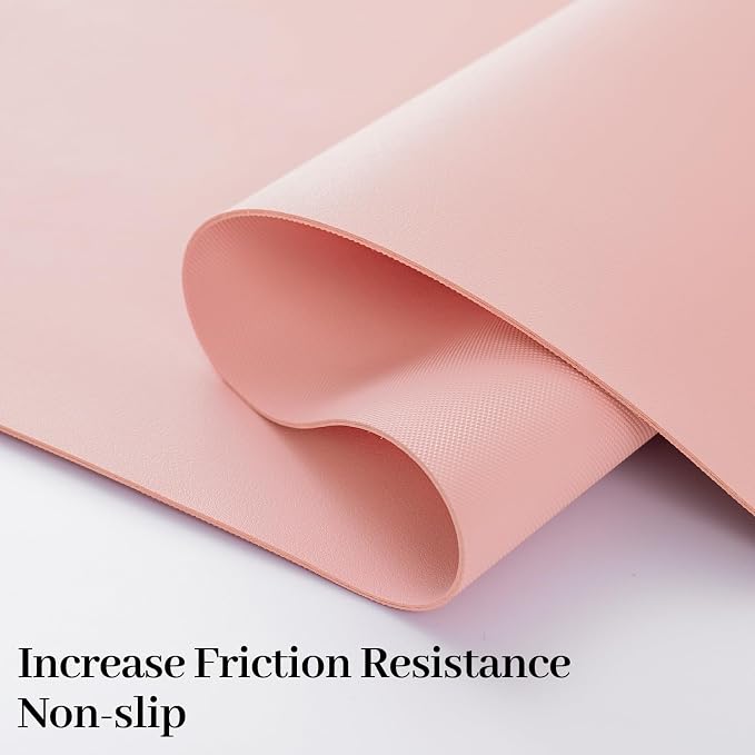 Leather Desk Pad Mat, Computer Mat Non-Slip, PU Large Mouse Pads - Image 6