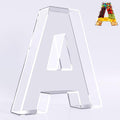 Ledido 10’’ Acrylic Letter Charcuterie Board Box, Reusable Fillable Serving Tray by Ledido