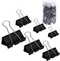 Binder Clips Paper Clamps Assorted Sizes 200 Count, Mini and Micro, 6 Sizes by Cologo