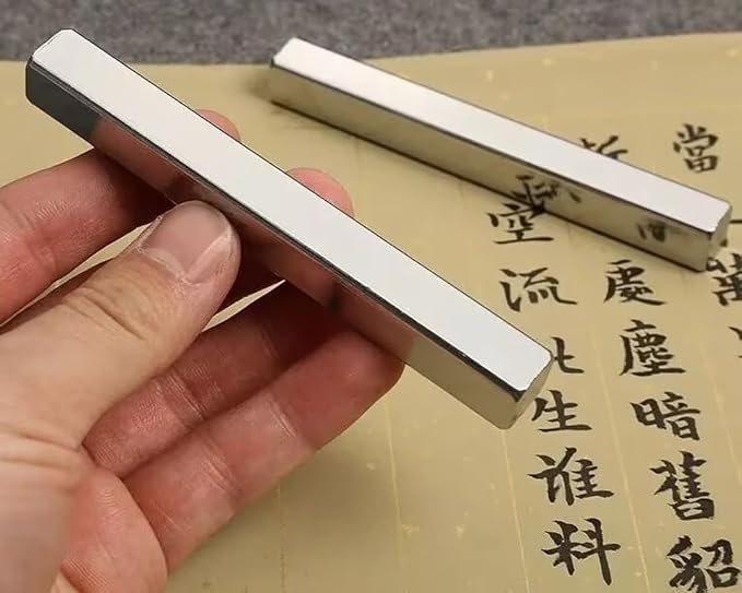 Metal Chinese Calligraphy Paperweight, 2 Pieces, Iron Paper Holder - Image 6