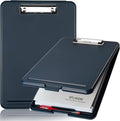 Clipboard with Storage, Storage Clipboard with Clip, Clipboards Foldable by SFLHHDM