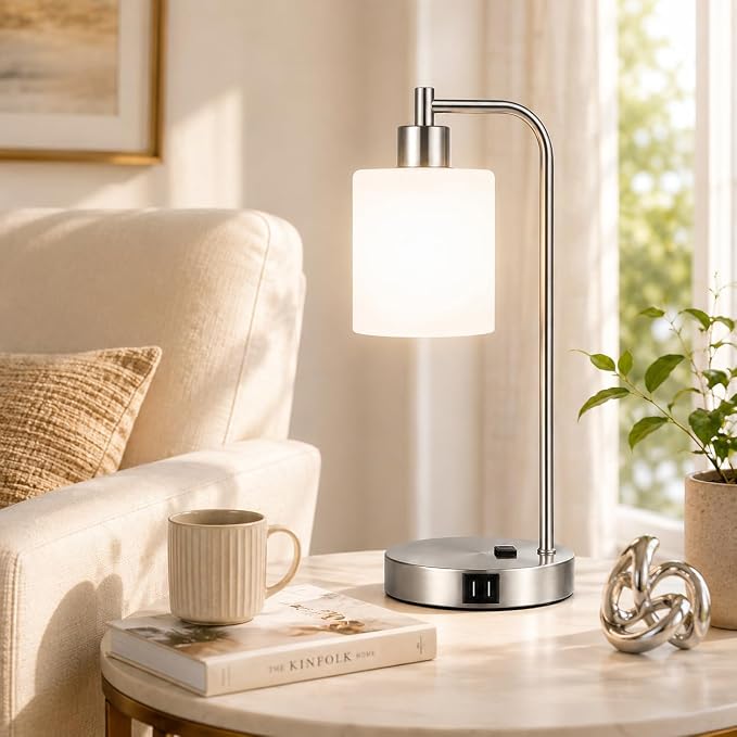 Set of 2 Industrial Touch Control Table Lamps - Image 9
